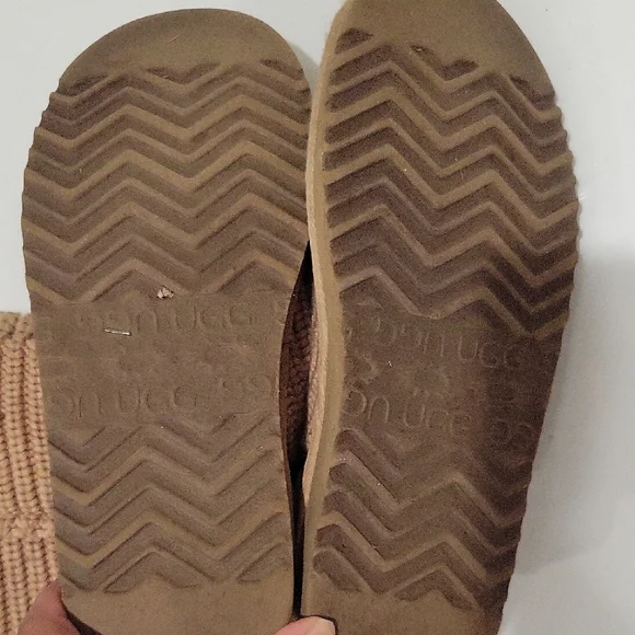 Women's Tan Knit Boots - Picture 4 of 4